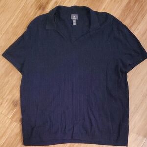 H&M Dark Blue Regular Fit Sweater